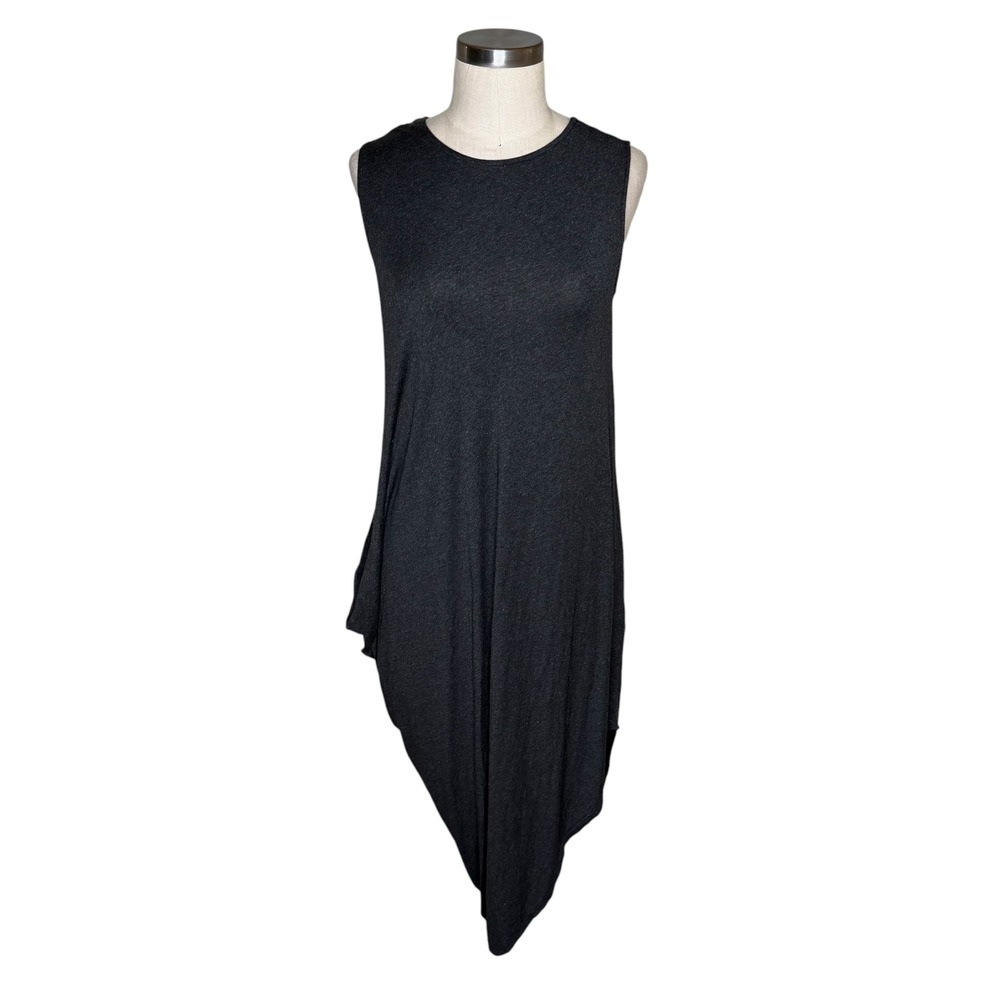 HATCH The Highline Asymmetrical Dress Charcoal Gray Maternity Women's 1 Small